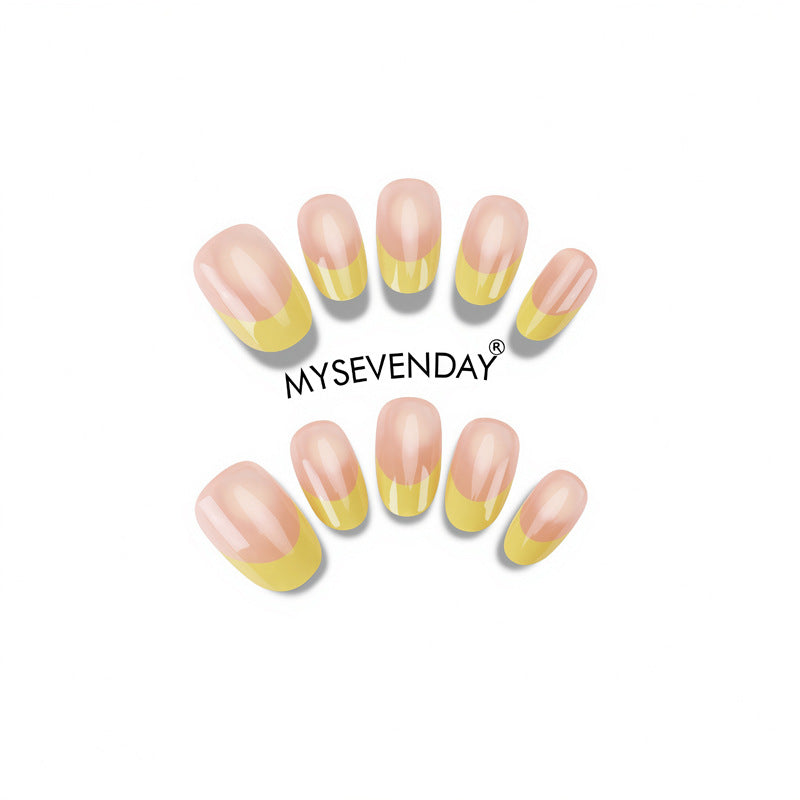 Elegant Glossy Press-On Nail Set Stornfield