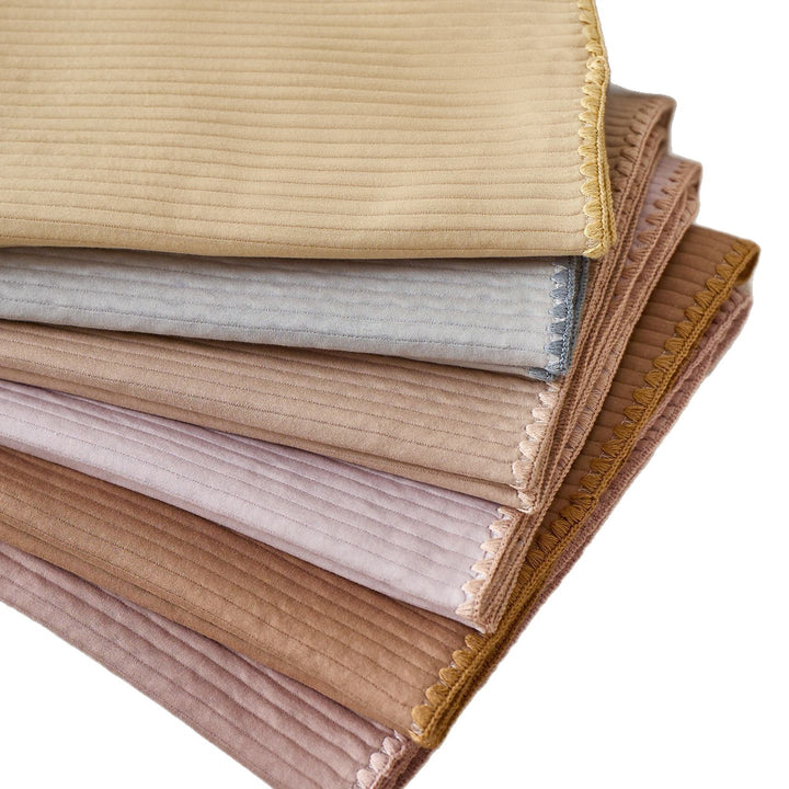 Luxury Ribbed Knit Sofa Throw Blanket