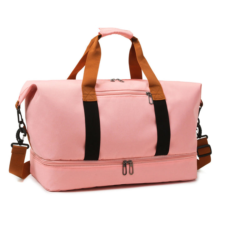 Sporty travel bag with sturdy carrying handles and adjustable shoulder strap Stornfield