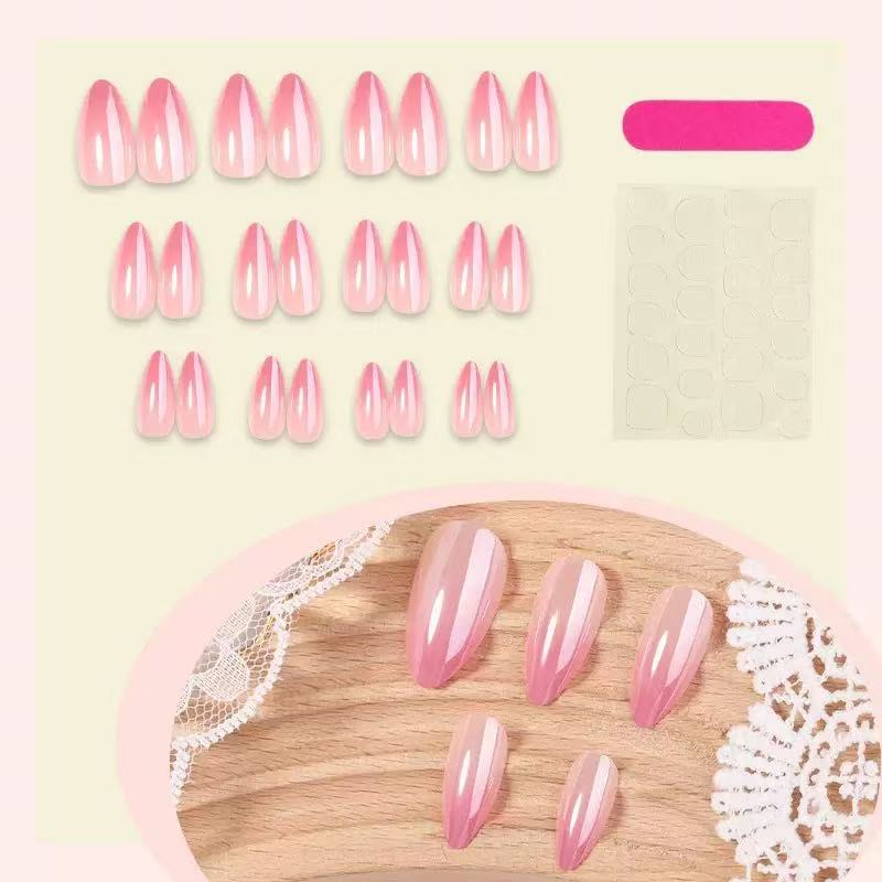 Artificial nail set with elegant high-gloss design Stornfield