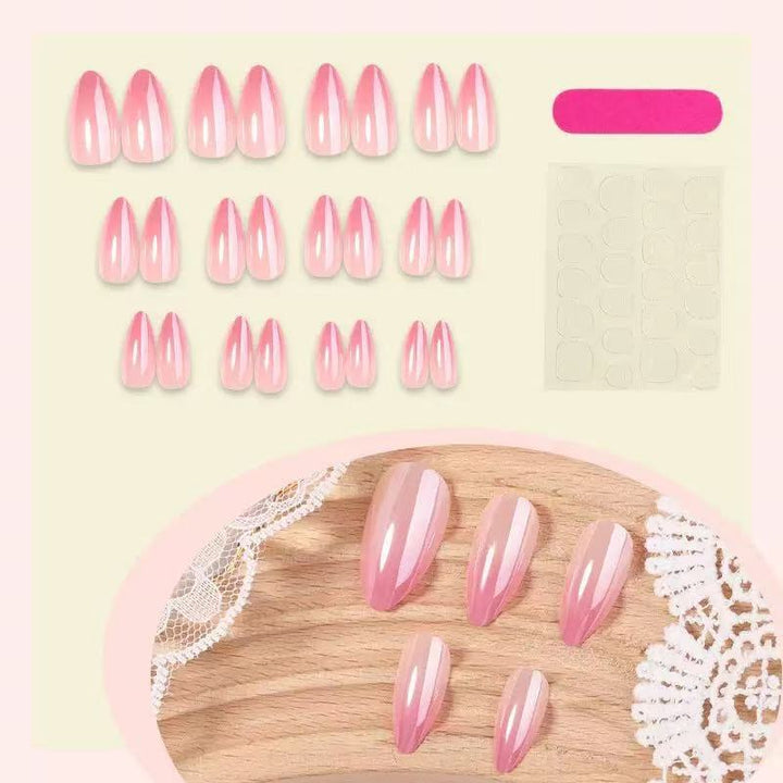 Artificial nail set with elegant high-gloss design Stornfield