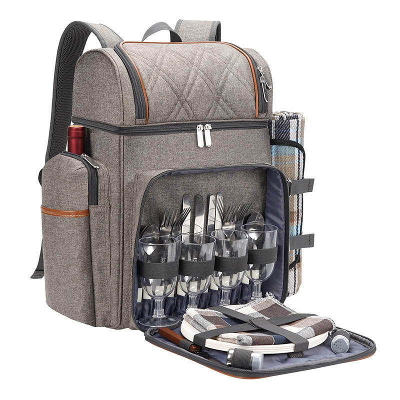 Picnic Backpack with Comprehensive Dish Set Stornfield