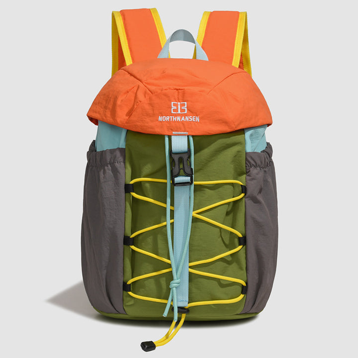 Unisex nan lighter urban outdoor backpack with elastic front tension cord and side elastic pockets Stornfield