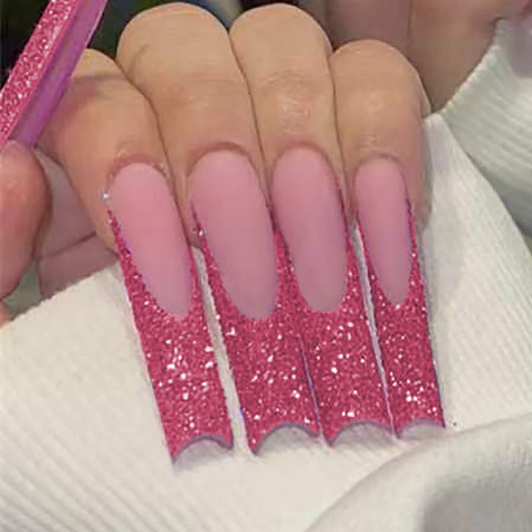 Glitter Stiletto Press-On Nails Stornfield