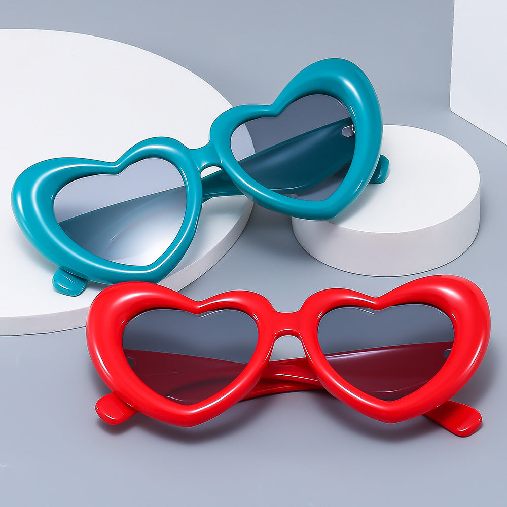 Women Heart-shaped Sunglasses with Stylish Frame Stornfield