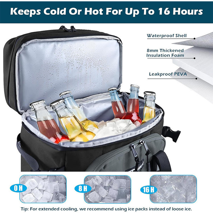 Multifunctional Insulated Drinking Backpack with Reinforced Carrying Handles Stornfield