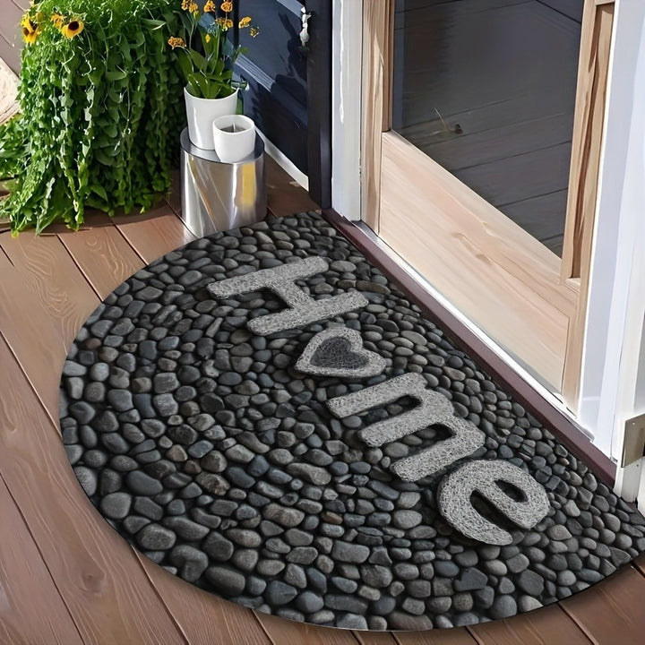 Cat-Themed Welcome Mat