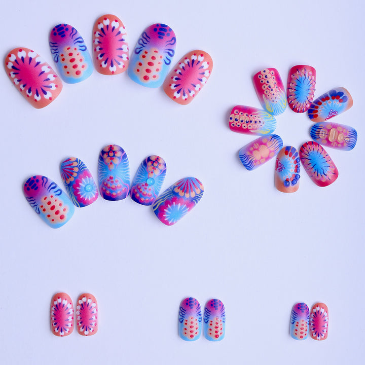 Creative and Artistic Press-on Nails Stornfield