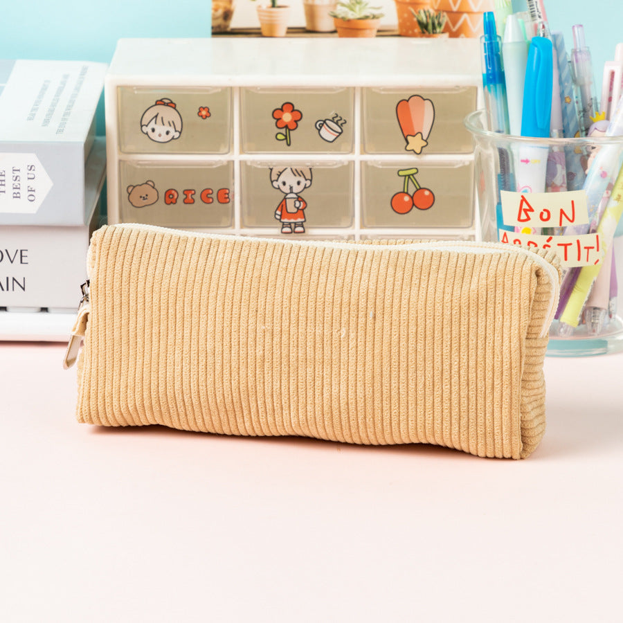 Textured Corduroy Pencil Case Stornfield