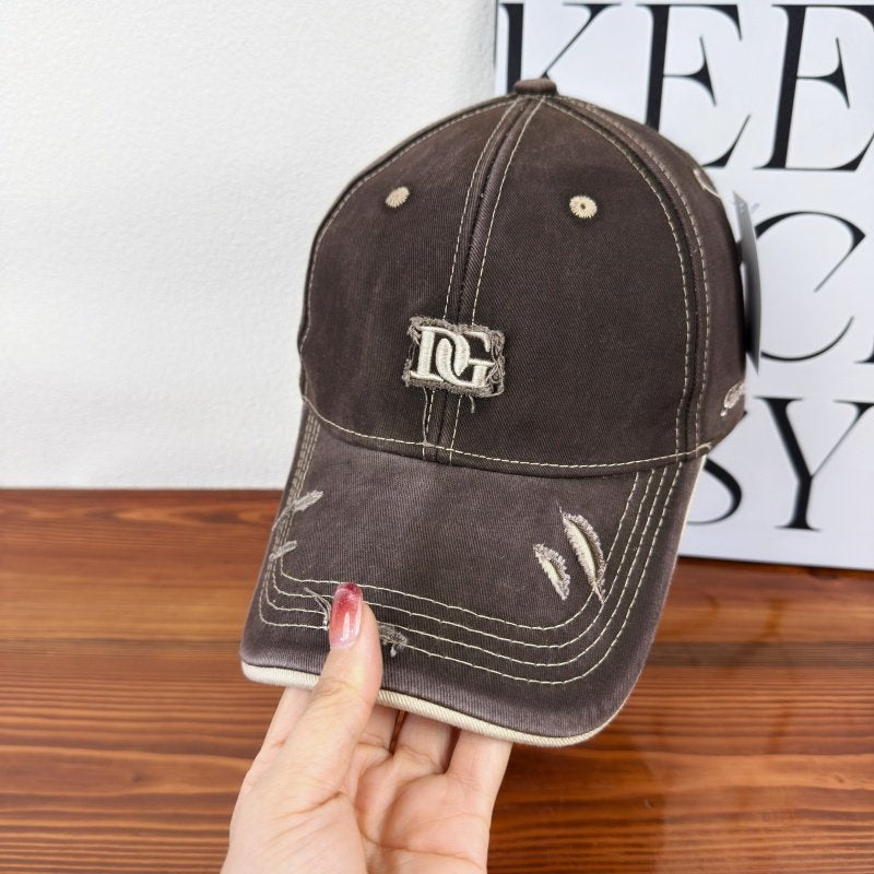 Men's Distressed Cotton Baseball Cap Stornfield 1784270840