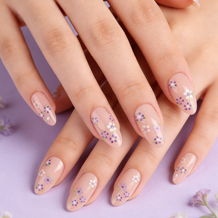 Floral Design Press-On Nail Art Set Stornfield 1787543104