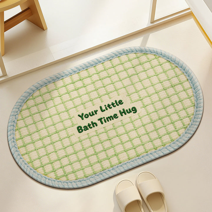 Soft Braided Bathroom Rug