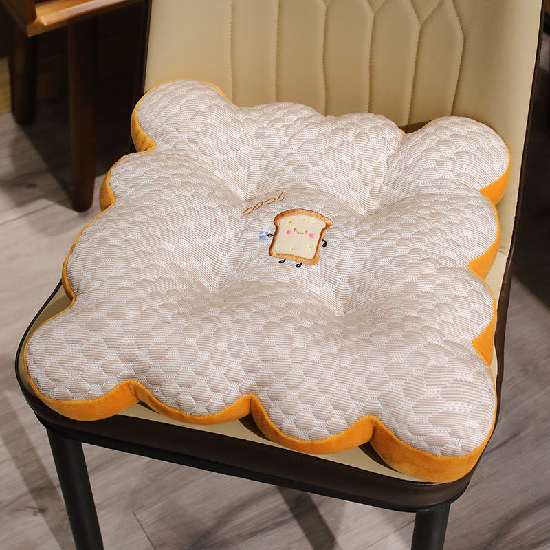Plush seat cushion with funny animal motif Stornfield