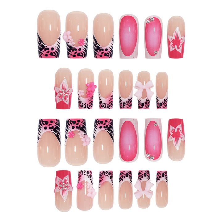 Floral Elegant Press-On Nail Extensions Stornfield