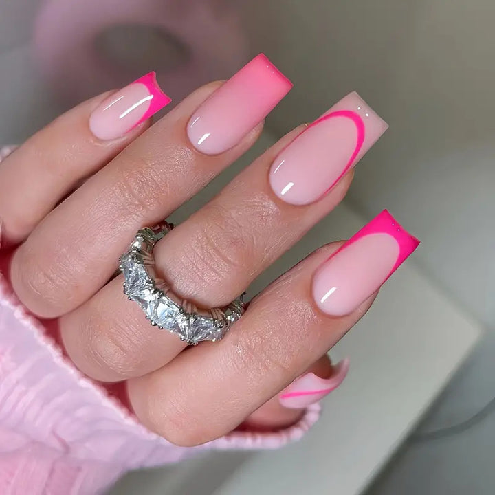 Stylish Acrylic Press-On Nail Set Stornfield