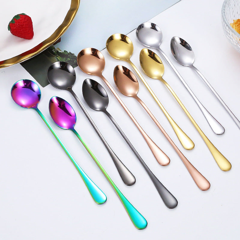 Elegant teaspoon with polished gold surface Stornfield