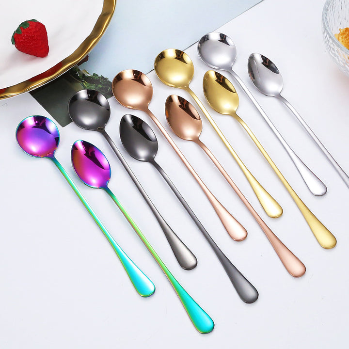Elegant teaspoon with polished gold surface Stornfield