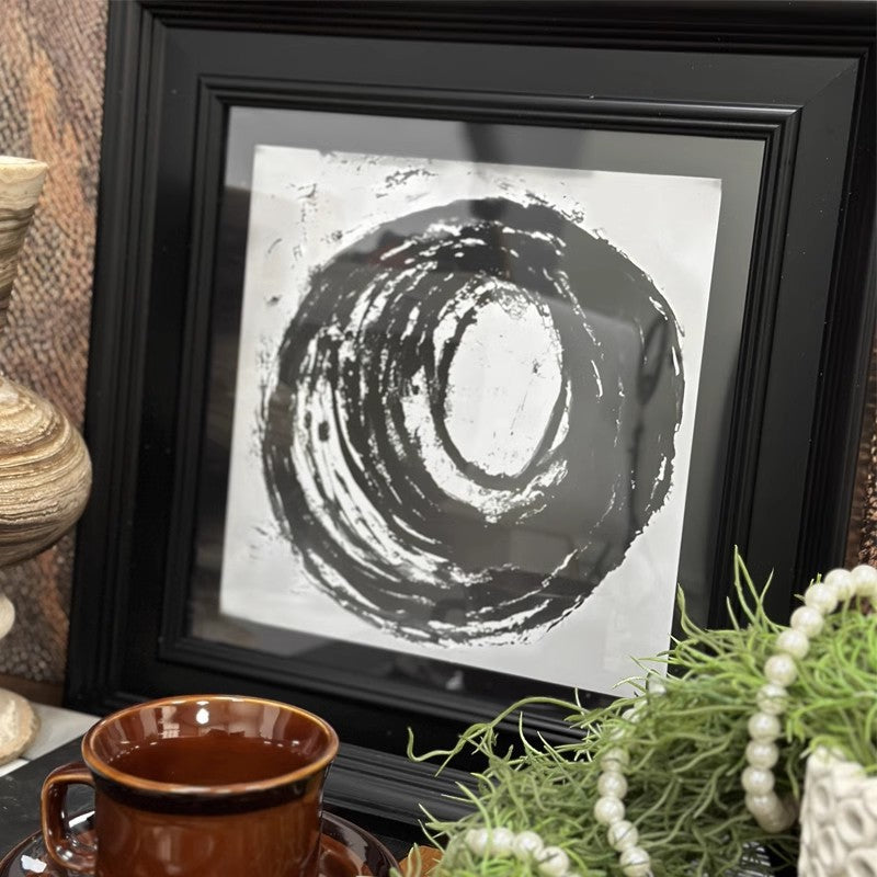 Abstract Framed Wall Decoration