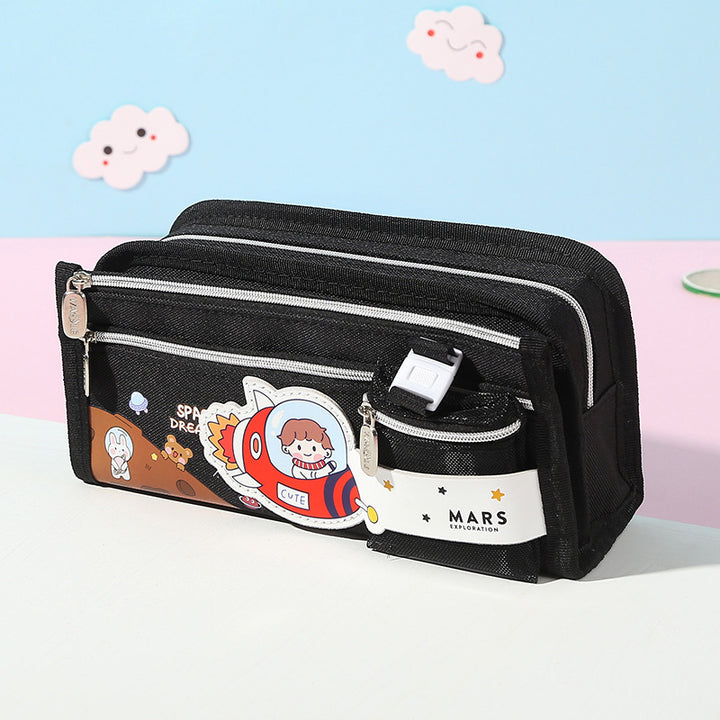 Stylish Multi-Compartment Pencil Case