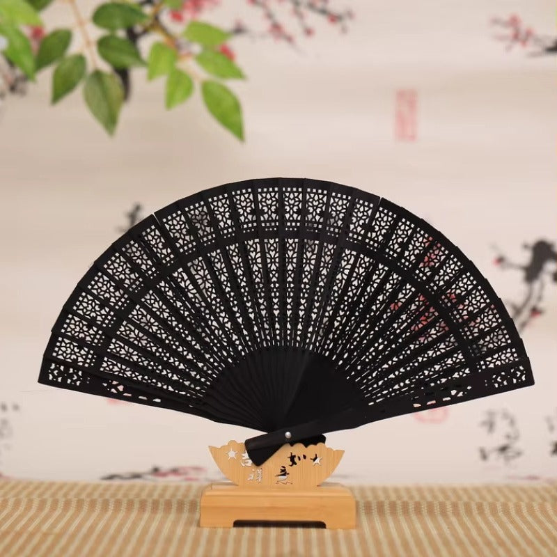 Ladies filigree fan made of high-quality material Stornfield