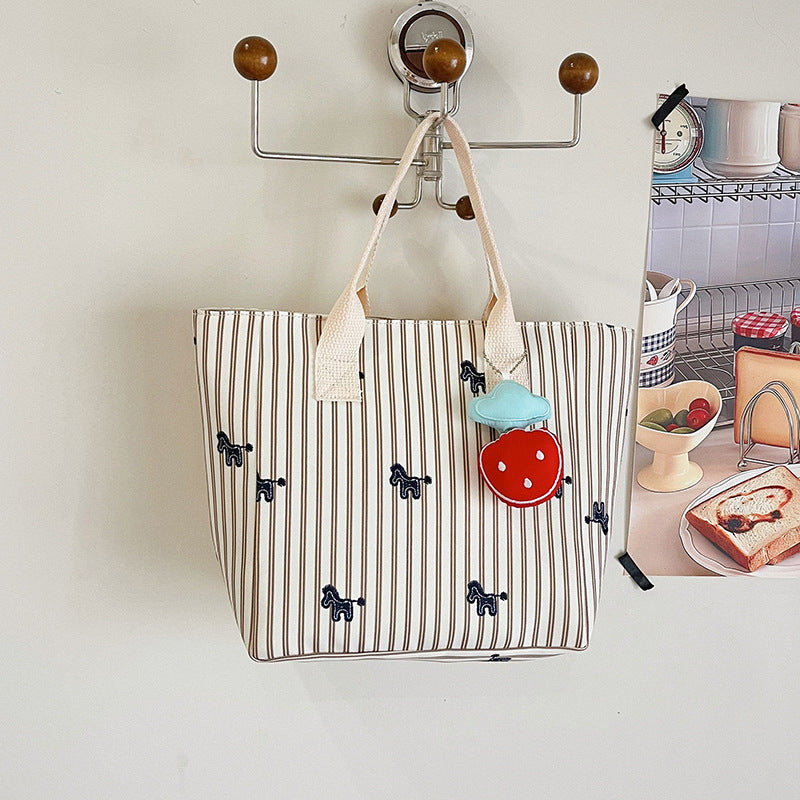 Playful Animal Print Tote Bag