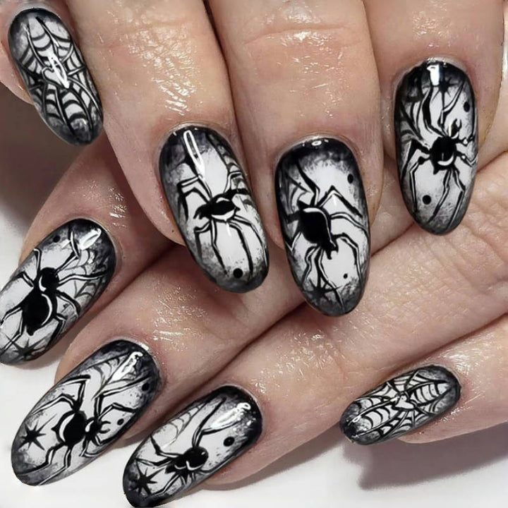 Spooky-Themed Press-On Nail Set Stornfield