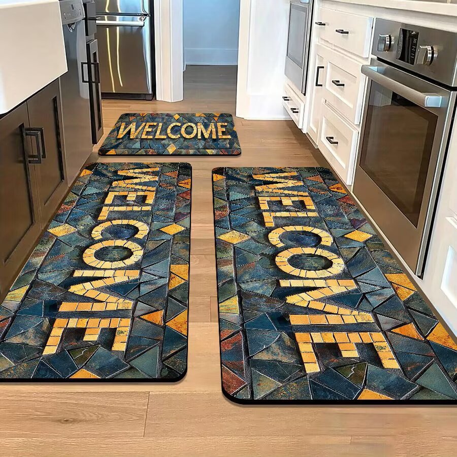 Stone-Inspired Decorative Area Mat Stornfield