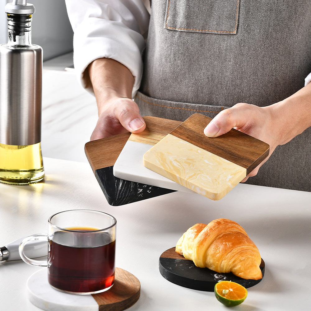 High-quality serving board made of wood and concrete Stornfield