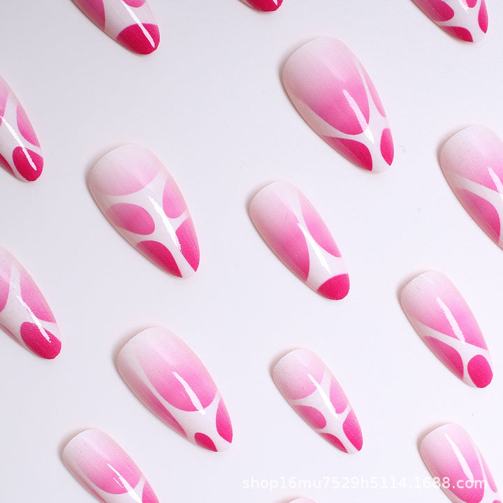 Artistic Abstract Press-On Nails Stornfield