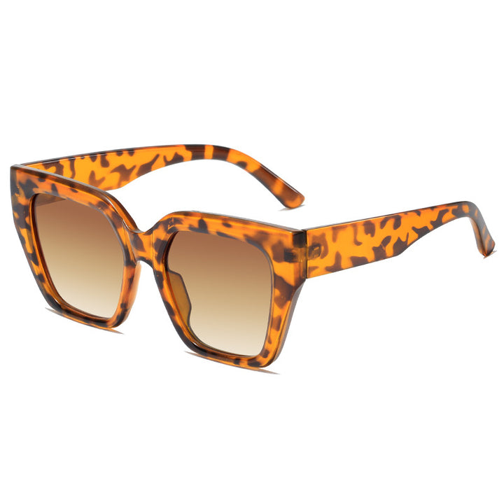 Women's Fashion Oversized Sunglasses with Animal Print Stornfield