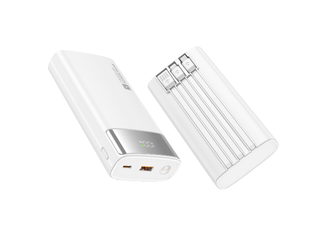 Portable power bank with slim design and digital display Stornfield