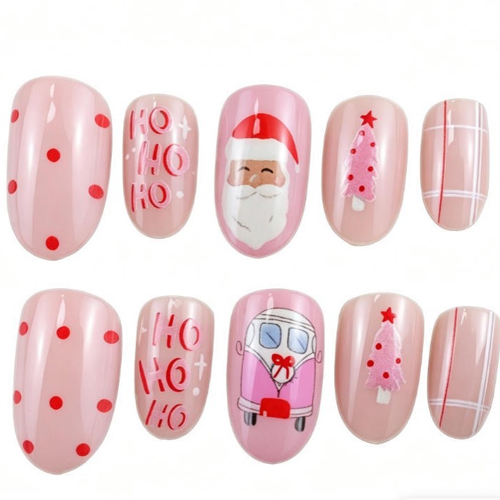 Creative Nail Art Set with Christmas Designs Stornfield