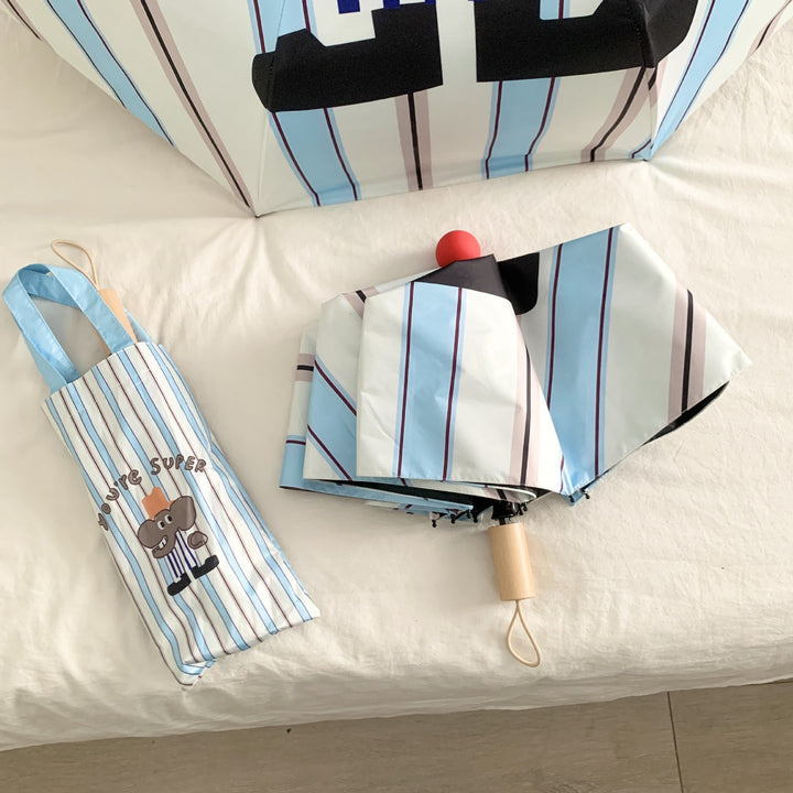 Ladies creative foldable umbrella with playful animal design Stornfield