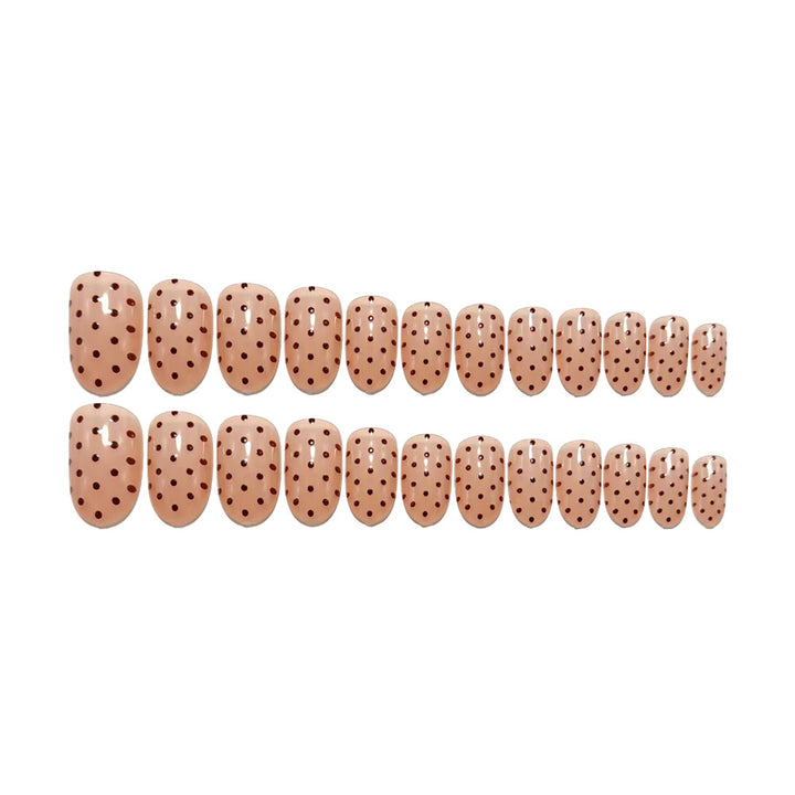 Nail Art Set with Stylish Polka Dot Design Stornfield