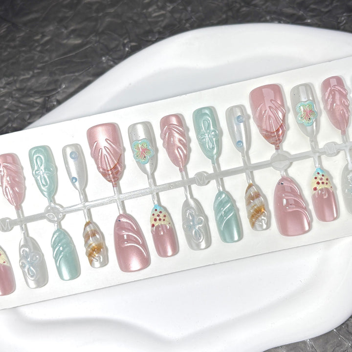 Artistic Press-On Nail Set 1790745832