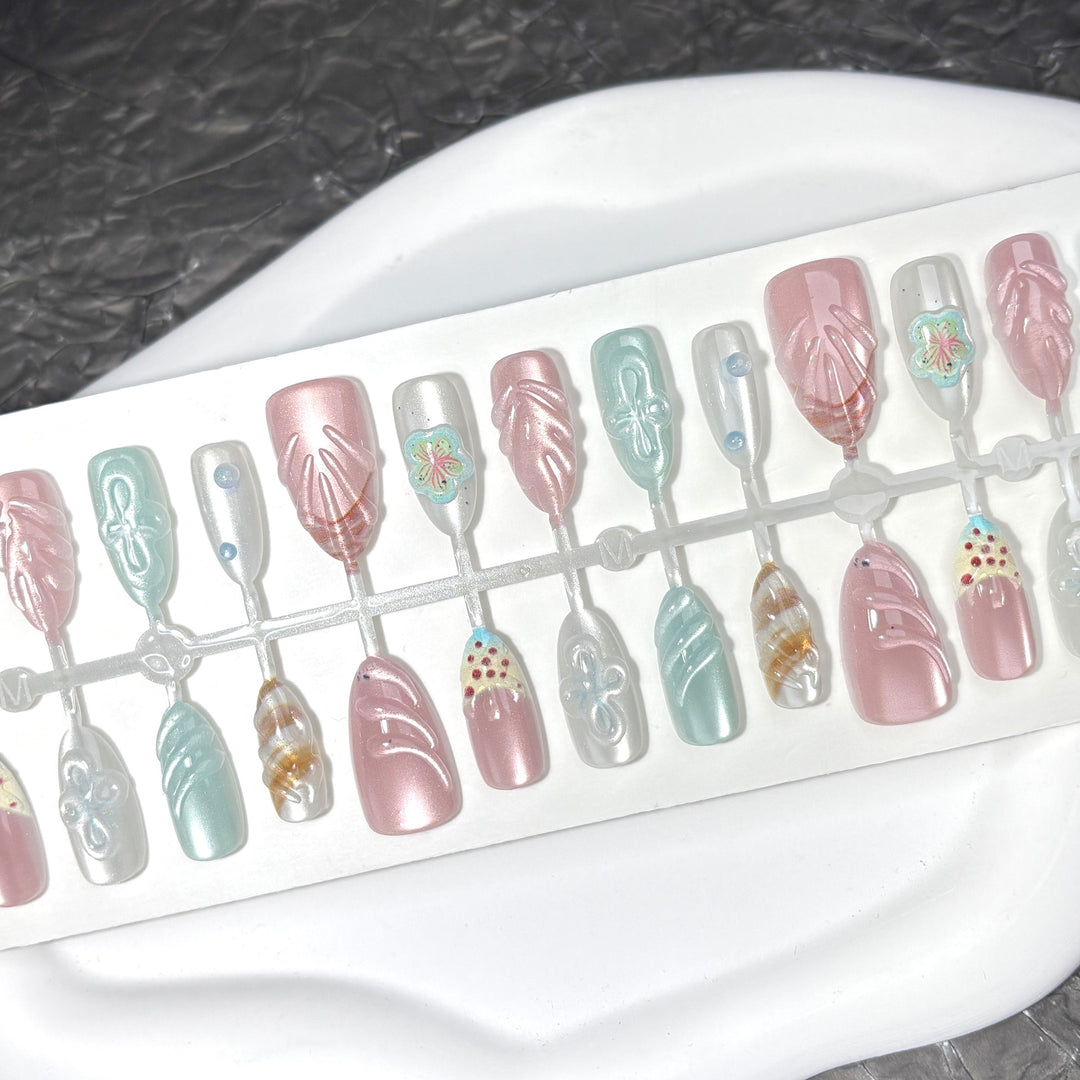 Handcrafted Press-On Nail Set