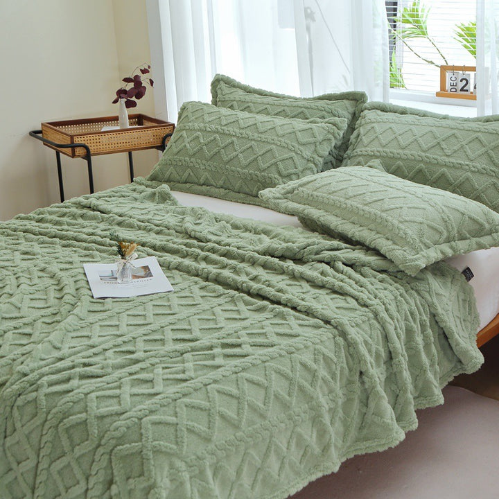 Textured Decorative Throw Blanket Stornfield