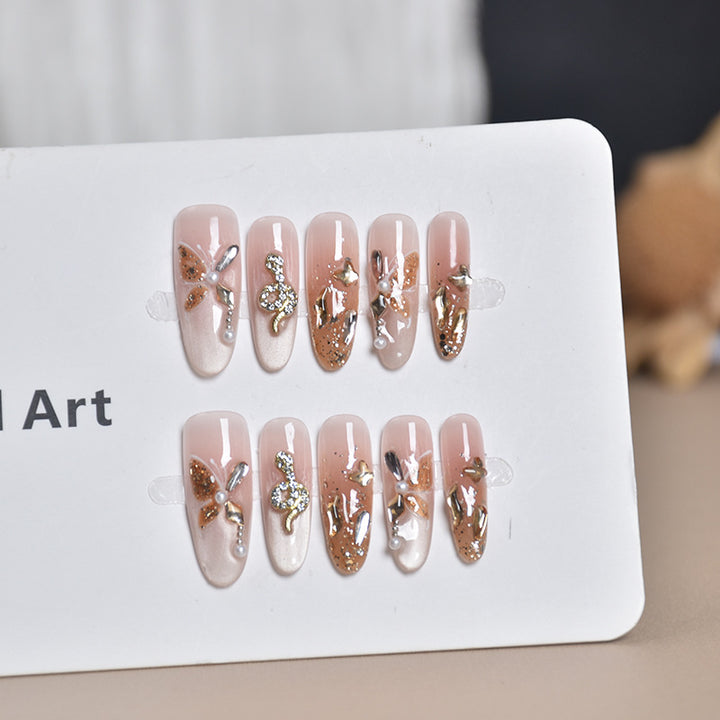 Decorative Animal Print Press-On Nail Set Stornfield