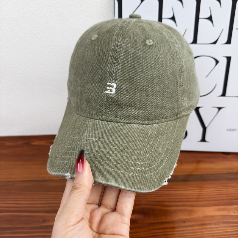 Unisex Distressed Cotton Baseball Cap Stornfield 1784083761