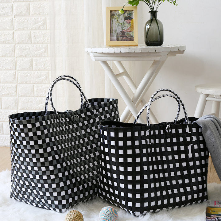 Large Capacity Woven Shopping Tote Stornfield