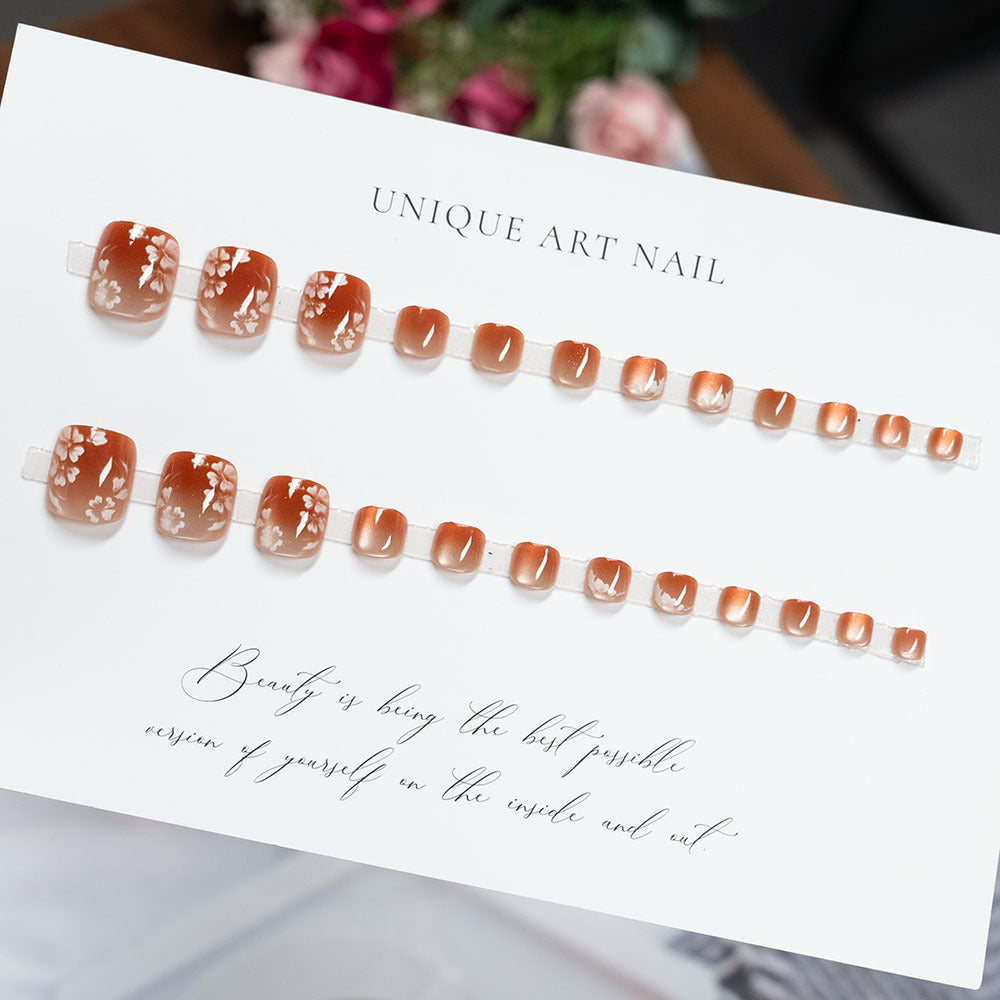 Floral-Themed Nail Art