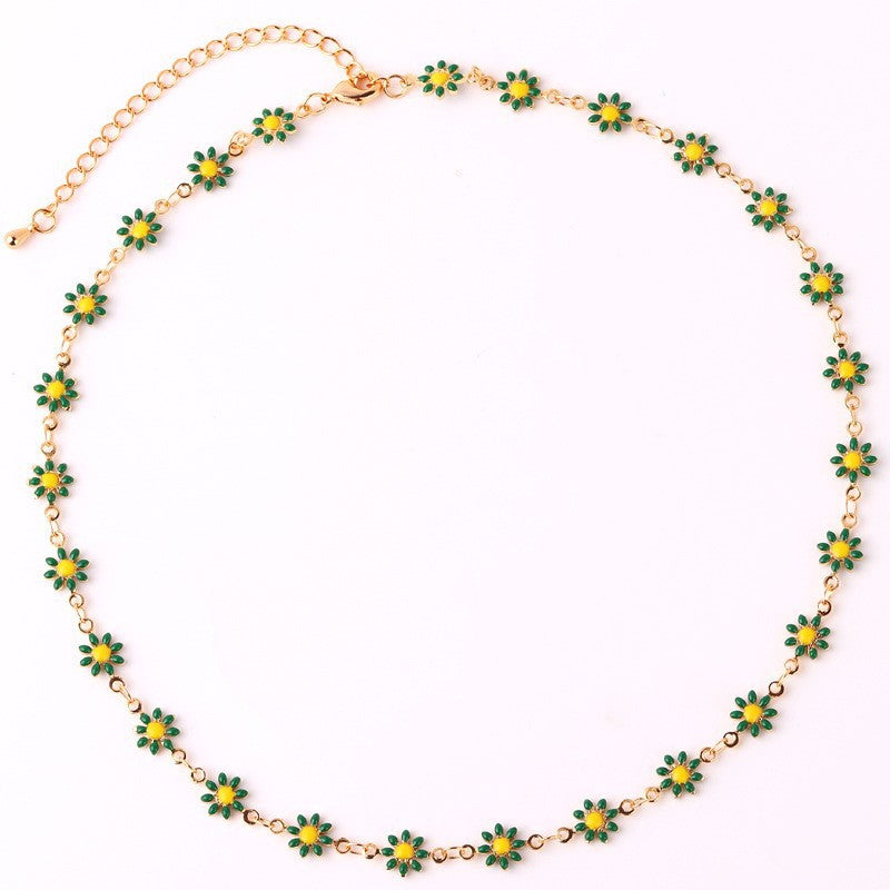 Floral Daisy Chain Necklace Stornfield