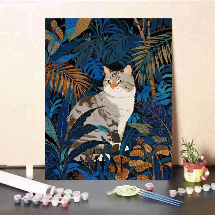 Cat-Themed Paint by Numbers Art Kit Stornfield