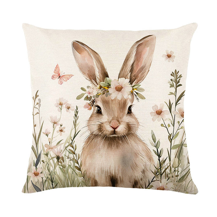 Polka Dot Easter Decorative Throw Pillow Cover with Hidden Zipper