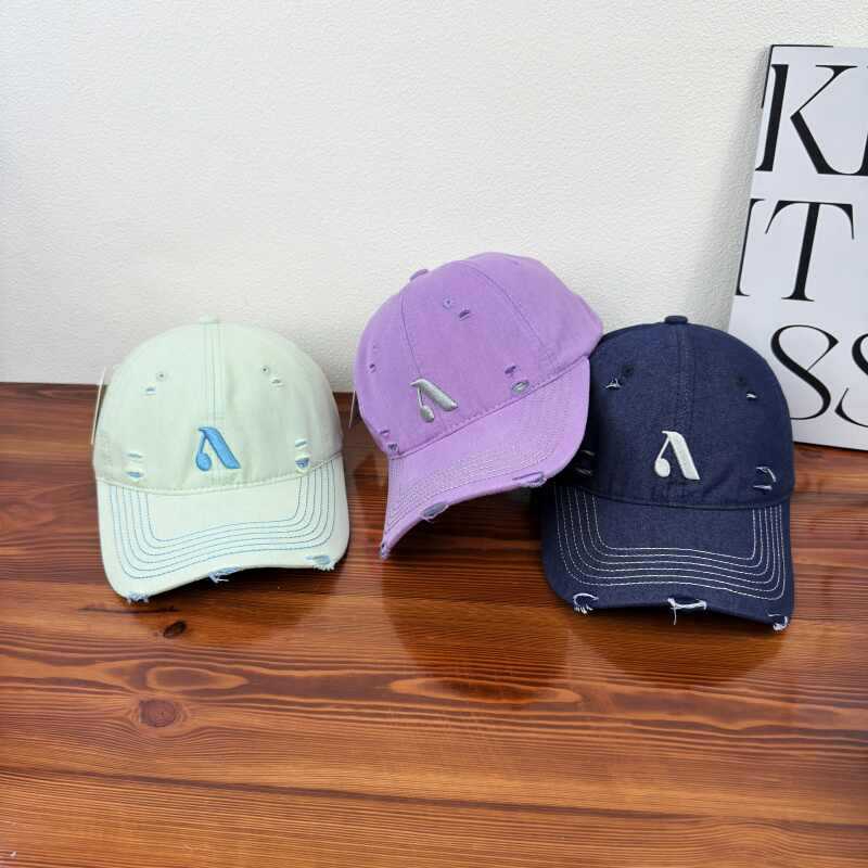 Men's Distressed Denim Style Cap Stornfield