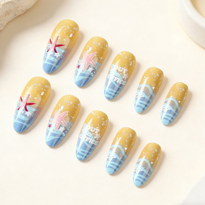 Themed Press-On Nail Art Stornfield