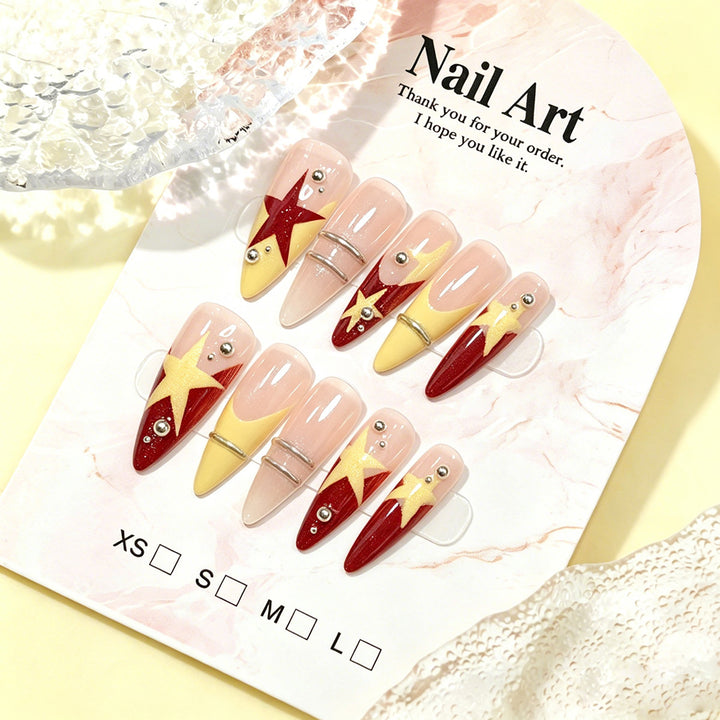 Artistic Press-On Nail Set