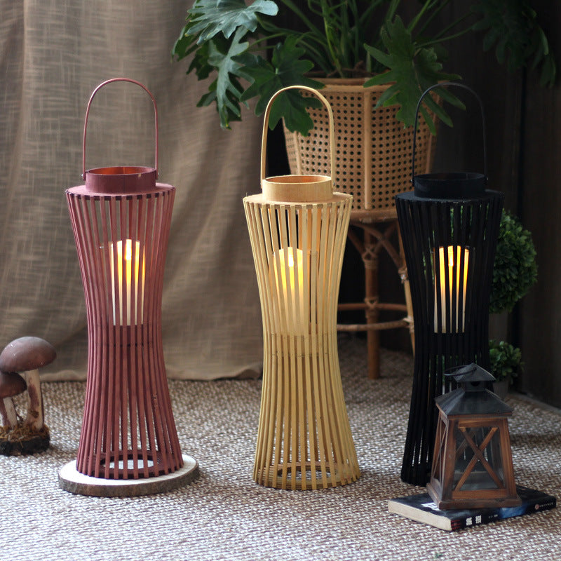 Modern lantern with braided design Stornfield