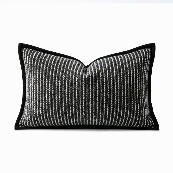 Decorative artificial leather pillow