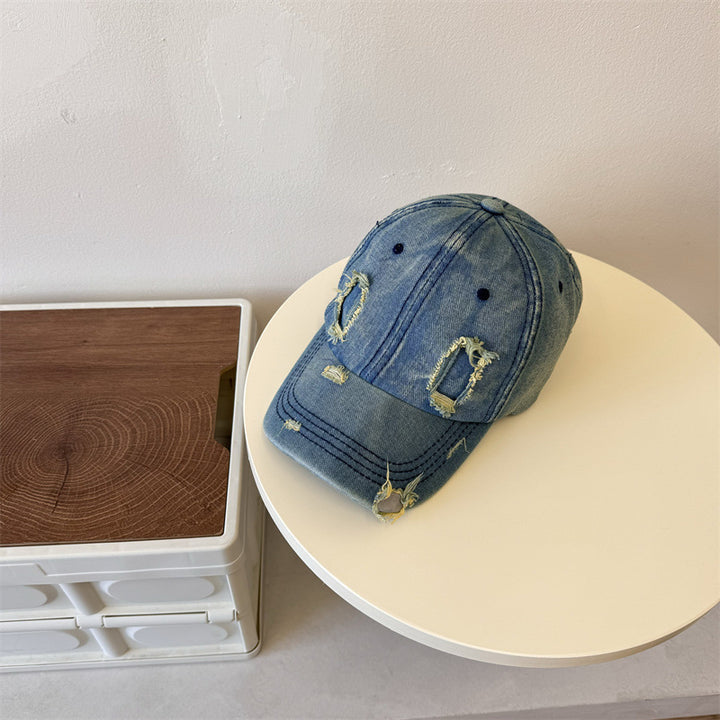 Men's Distressed Denim Baseball Cap Stornfield 1783921899